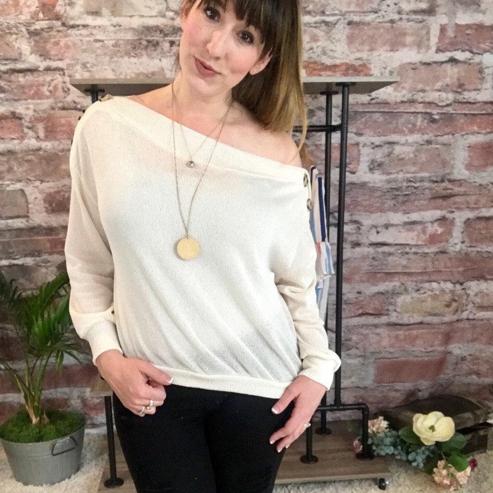 Ivory sweater